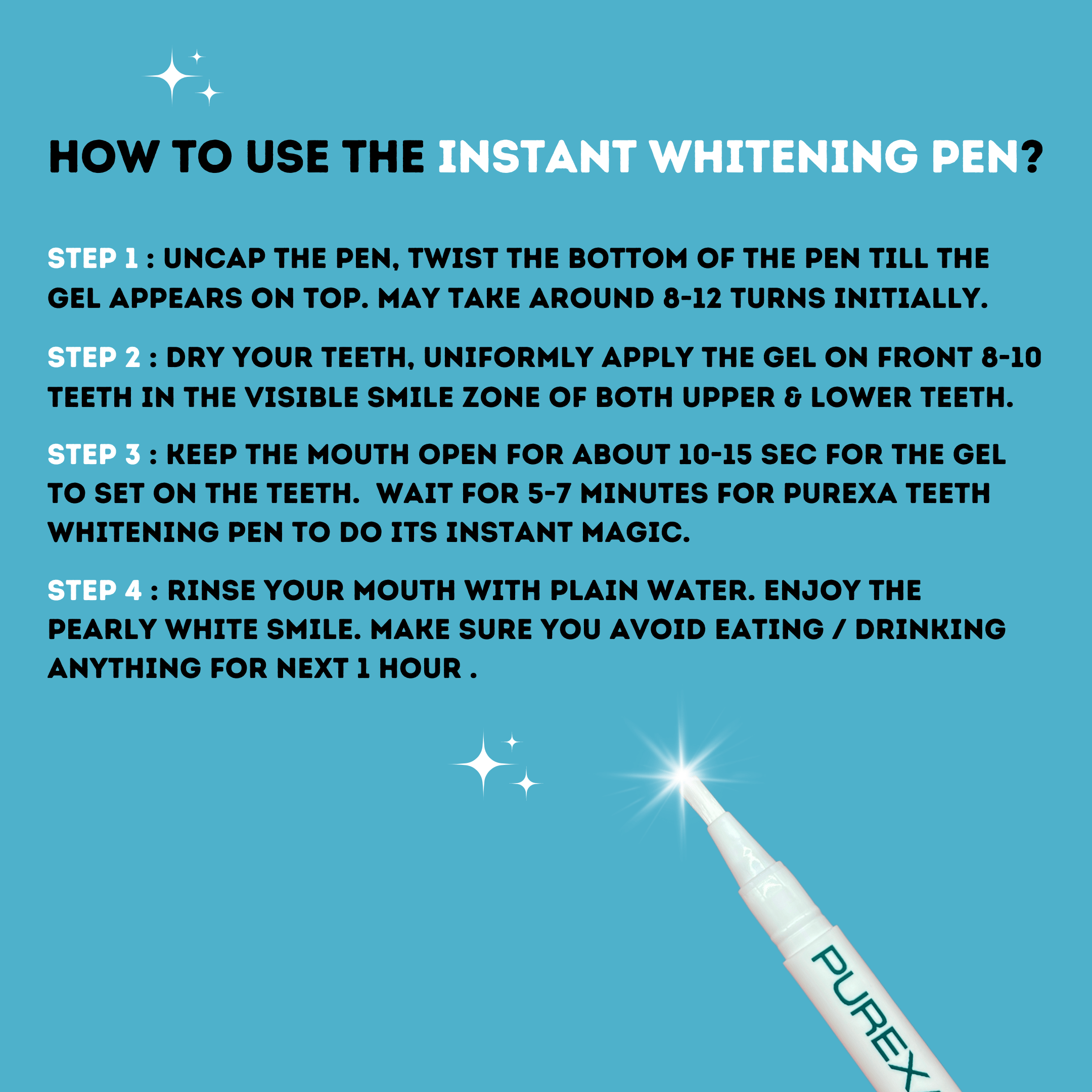 Teeth Whitening Strips and Teeth Whitening Pen (Teeth Whitening Kit)