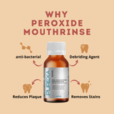 Image describe why you should use peroxide mouthwash