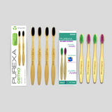 Bamboo Orthodontic Toothbrush and Kids Toothbrush Combo