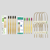 Bamboo Orthodontic Toothbrush and Kids Toothbrush Combo