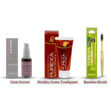 Gum Serum 30ml, Healthy Gums Toothpaste 100gm & Bamboo Charcoal Toothbrush