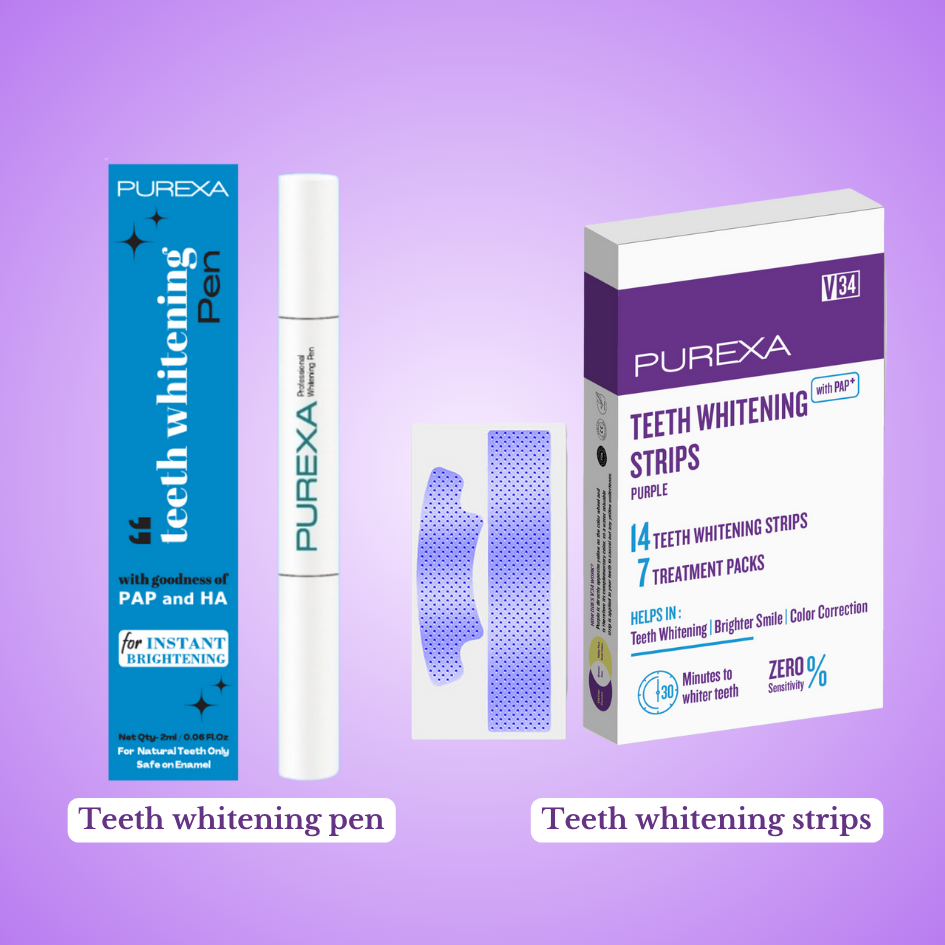 Teeth Whitening Strips and Teeth Whitening Pen (Teeth Whitening Kit)