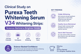 Clinical Study on Purexa Teeth Whitening Serum V34 Whitening Strips: Science Behind a Brighter Smile