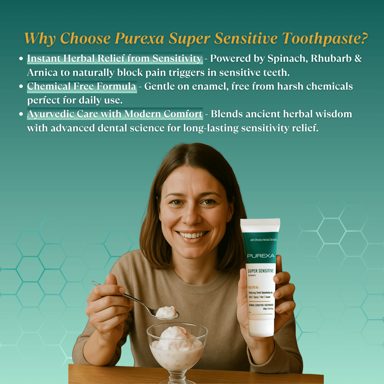 2 Herbal Sensitive Toothpastes 100gm (Each), Bamboo Charcoal Toothbrush & Bamboo Tongue Cleaner