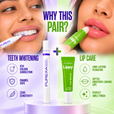 Purple Instant Teeth Whitening Pen and Lippy Lip Balm