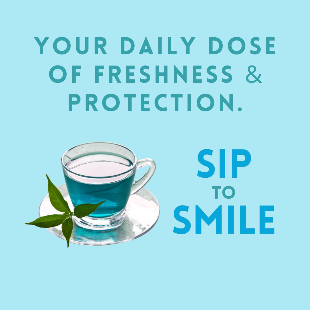 "Your daily dose of freshness & protection" text written on image