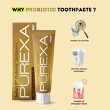 Why you should use Probiotic Toothpaste some main points shows in image