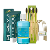 Sensitivity Toothpaste Antioxidant Mouthwash & Bamboo toothbrush with Tongue Cleaner - purexa.in