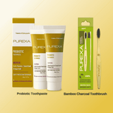 2 Probiotic Toothpaste 100gm (Each) & Bamboo Charcoal Toothbrush