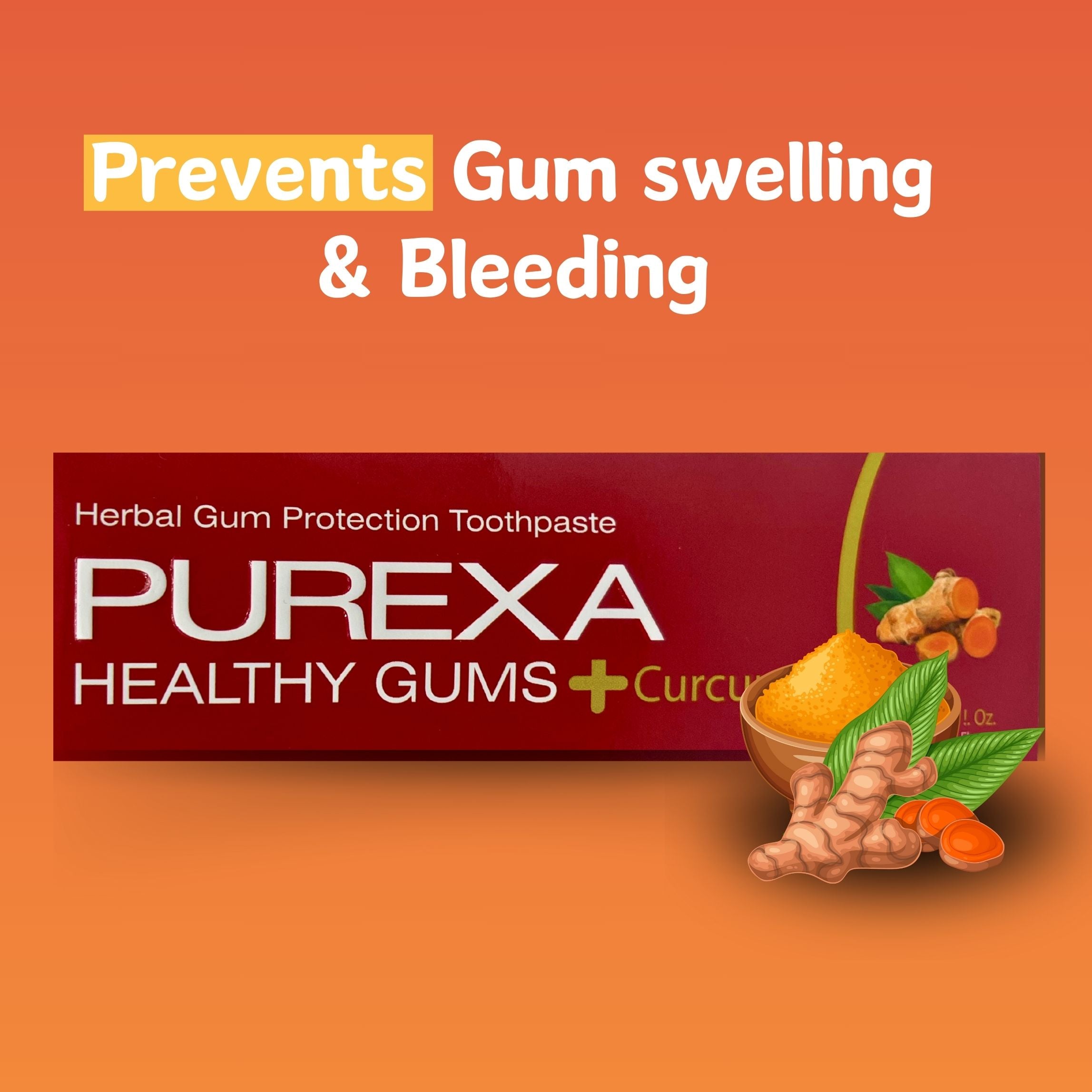Buy Healthy Gums+ Curcumin | Best Toothpaste for Gums - PUREXA Oral Care