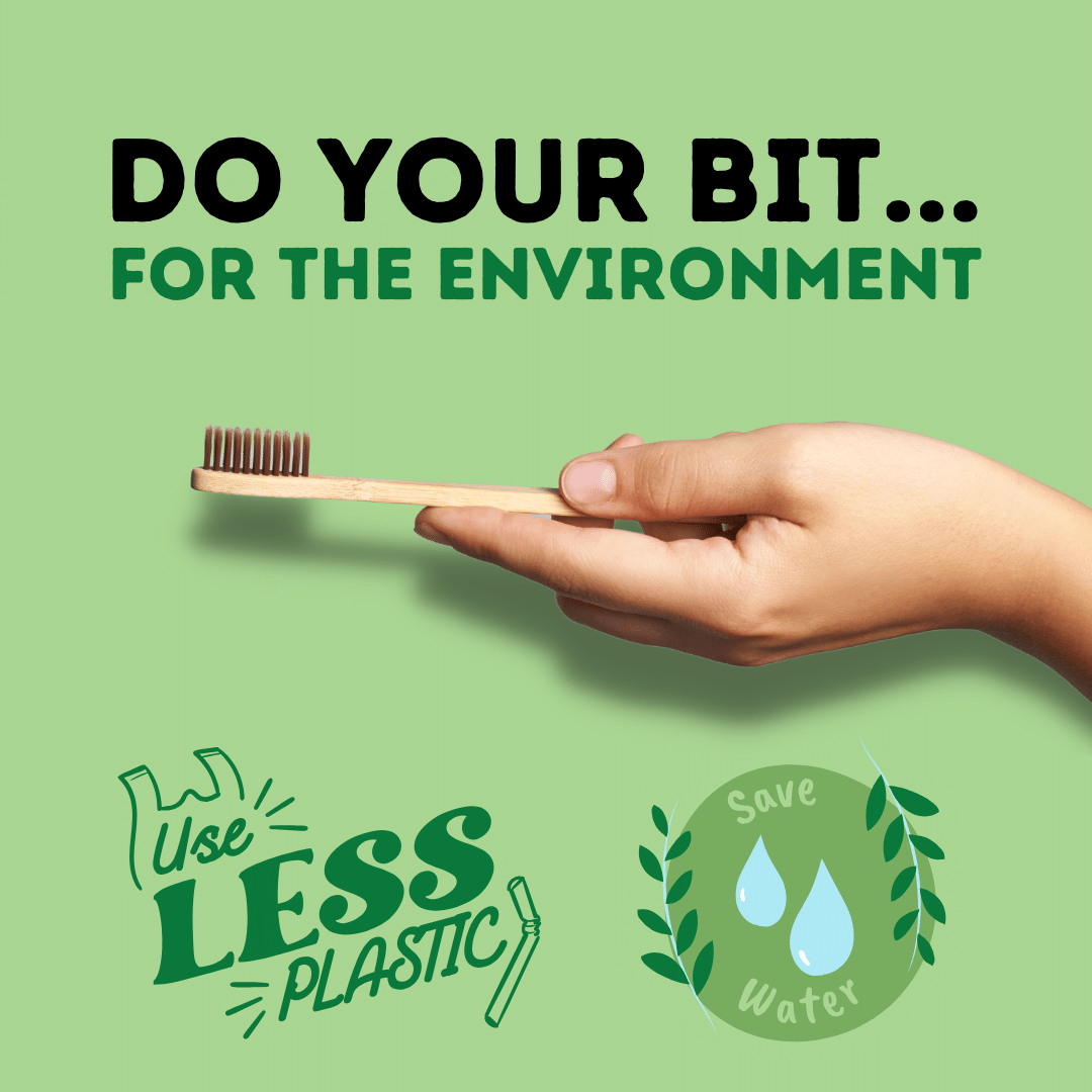 environment friendly Bamboo Charcoal Toothbrush