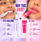 Purple Instant Teeth Whitening Pen and Lippy Lip Balm