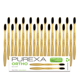 20 Purexa Bamboo Orthodontic Toothbrushes