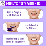 Purple Toothpaste For Teeth Whitening 30ml