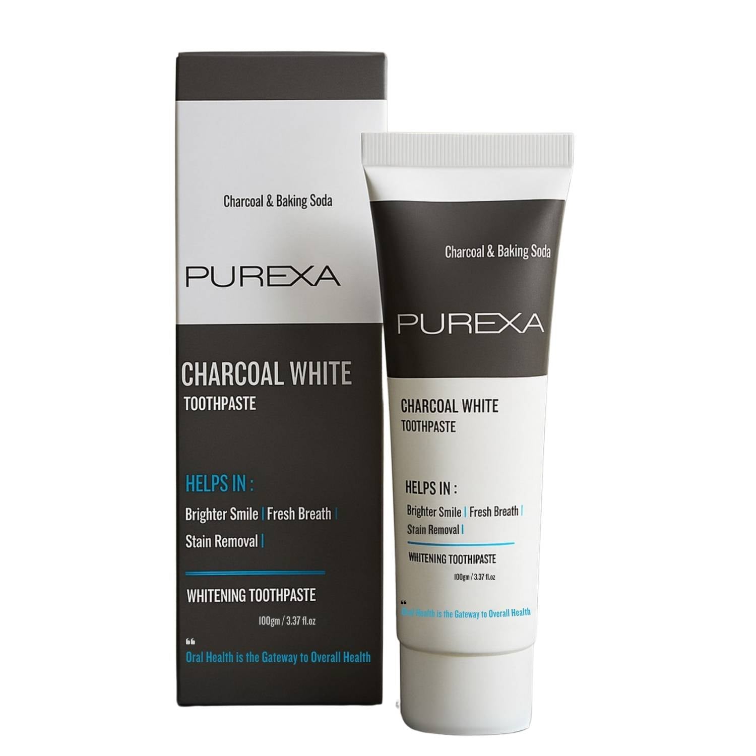 Baking Soda and Charcoal Whitening Toothpaste