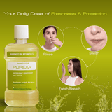 Antioxidant | Antimicrobial & Antibacterial Mouthwash | Lemon Mint Flavour