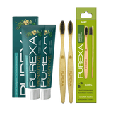 Sensitivity Toothpaste & Bamboo Toothbrush - purexa.in