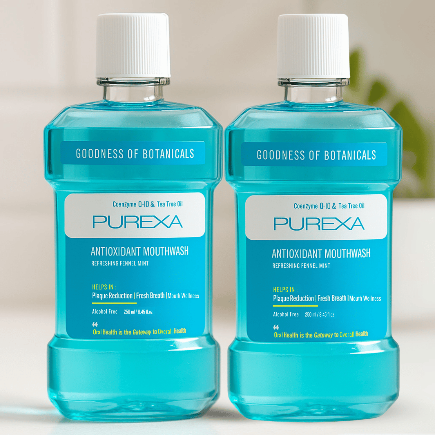 Antioxidant | Antimicrobial & Antibacterial Mouthwash | Fennel Mint Flavour