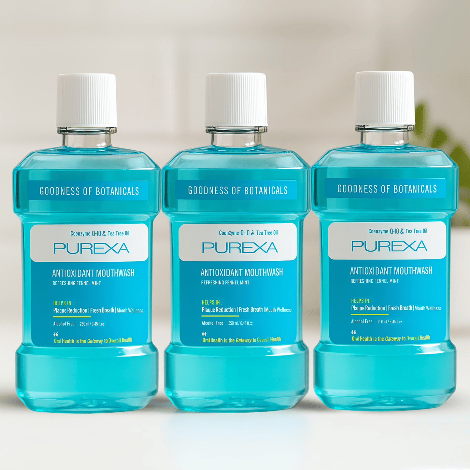 Antioxidant | Antimicrobial & Antibacterial Mouthwash | Fennel Mint Flavour