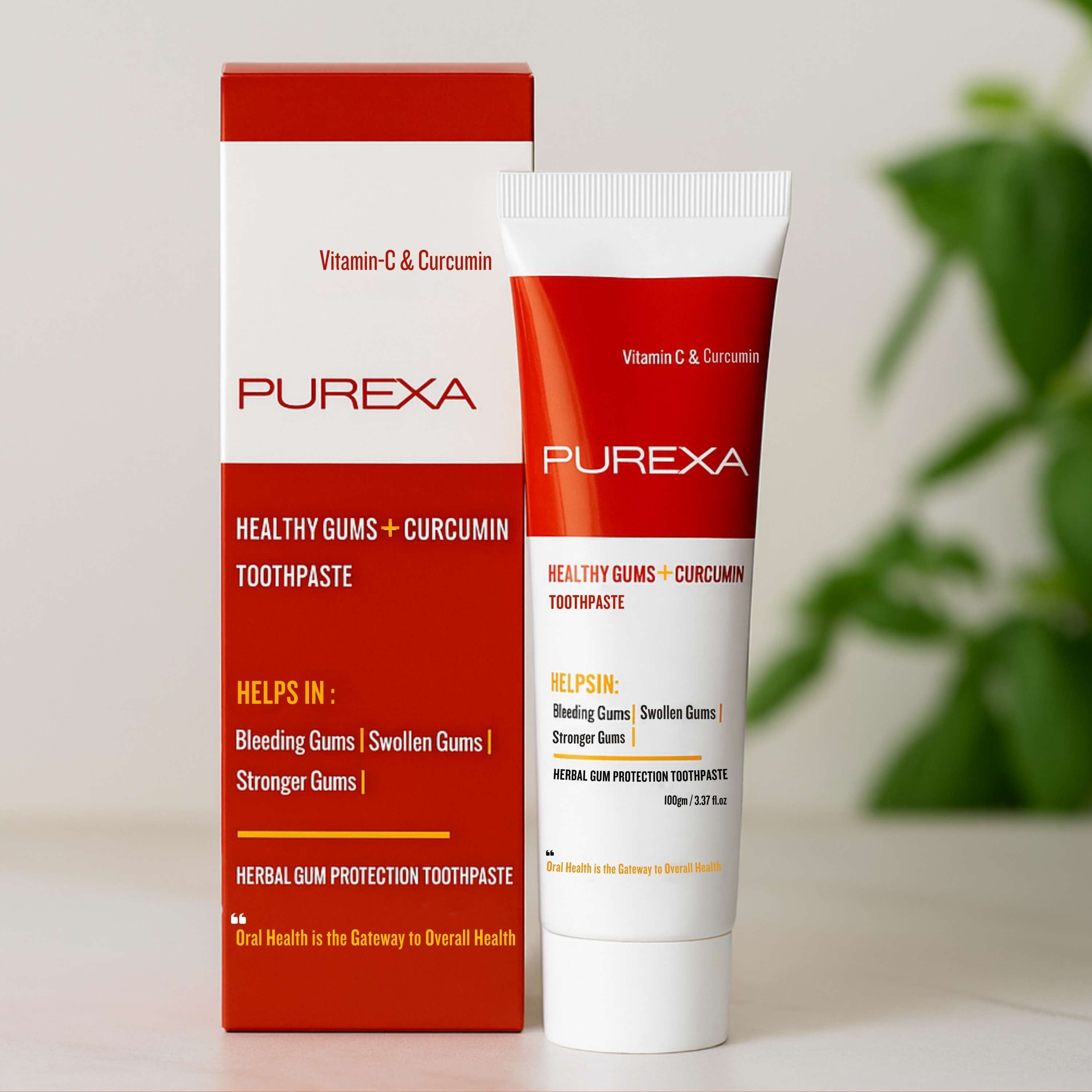 Buy Healthy Gums+ Curcumin | Best Toothpaste for Gums - PUREXA Oral Care