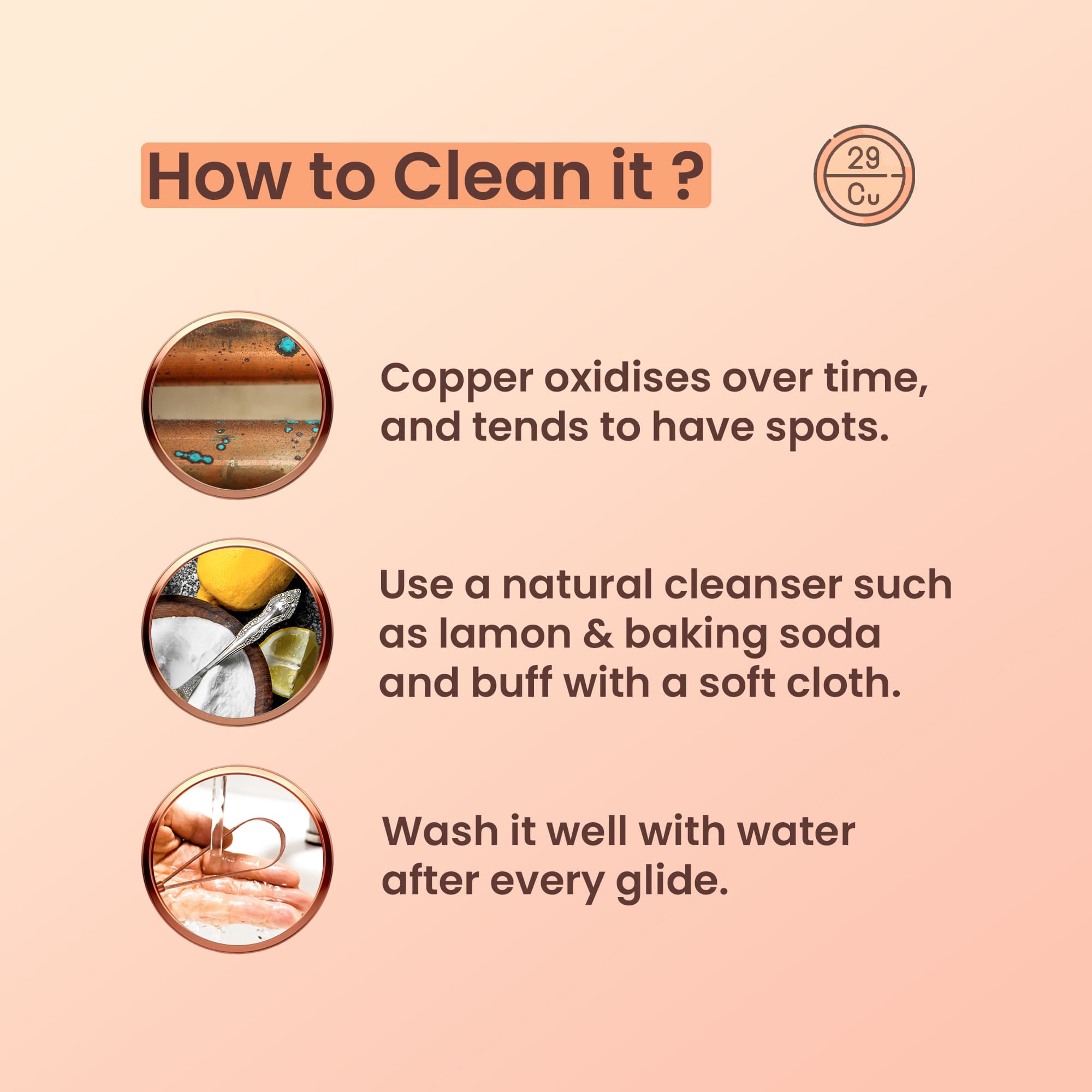 How to clean copper tongue cleaner