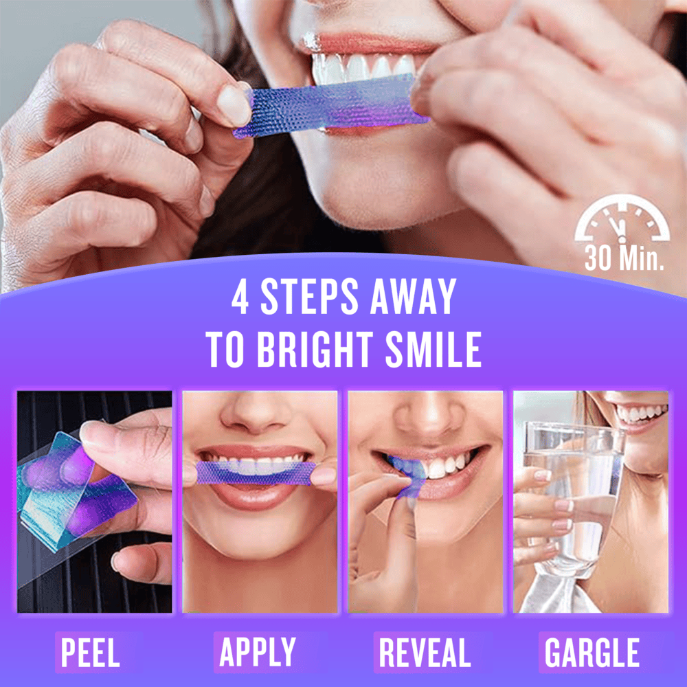 PUREXA Purple Teeth Whitening Strips Professional Whitening In 7 Days purexa-purple-teeth-whitening-strips-professional-whitening-in-7-days