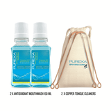 2 Antioxidant 150ml and 2 A Shape Copper Tongue Cleaner