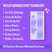 Purexa teeth whitening strips with advance grip technology