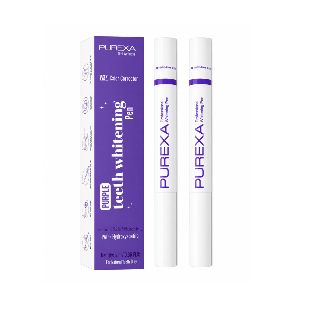 Purple Teeth Whitening Pen & Teeth Whitening Gel
