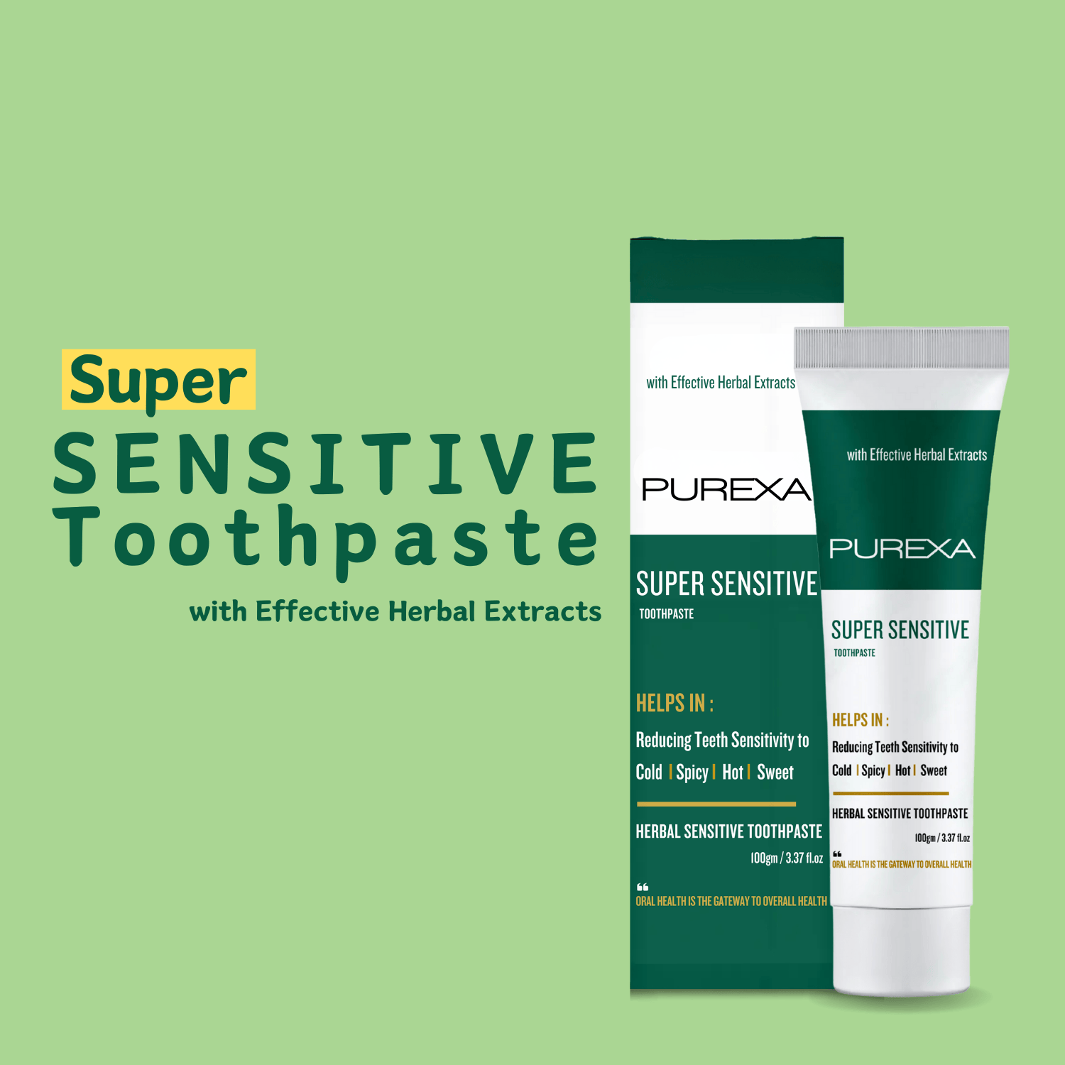 Herbal Sensitive Toothpaste 100gm