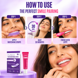 Teeth Whitening Strips and Lippy Lip Balm (Bubble Gum Flavour)