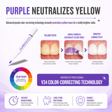Purple Teeth Whitening Pen & Teeth Whitening Gel