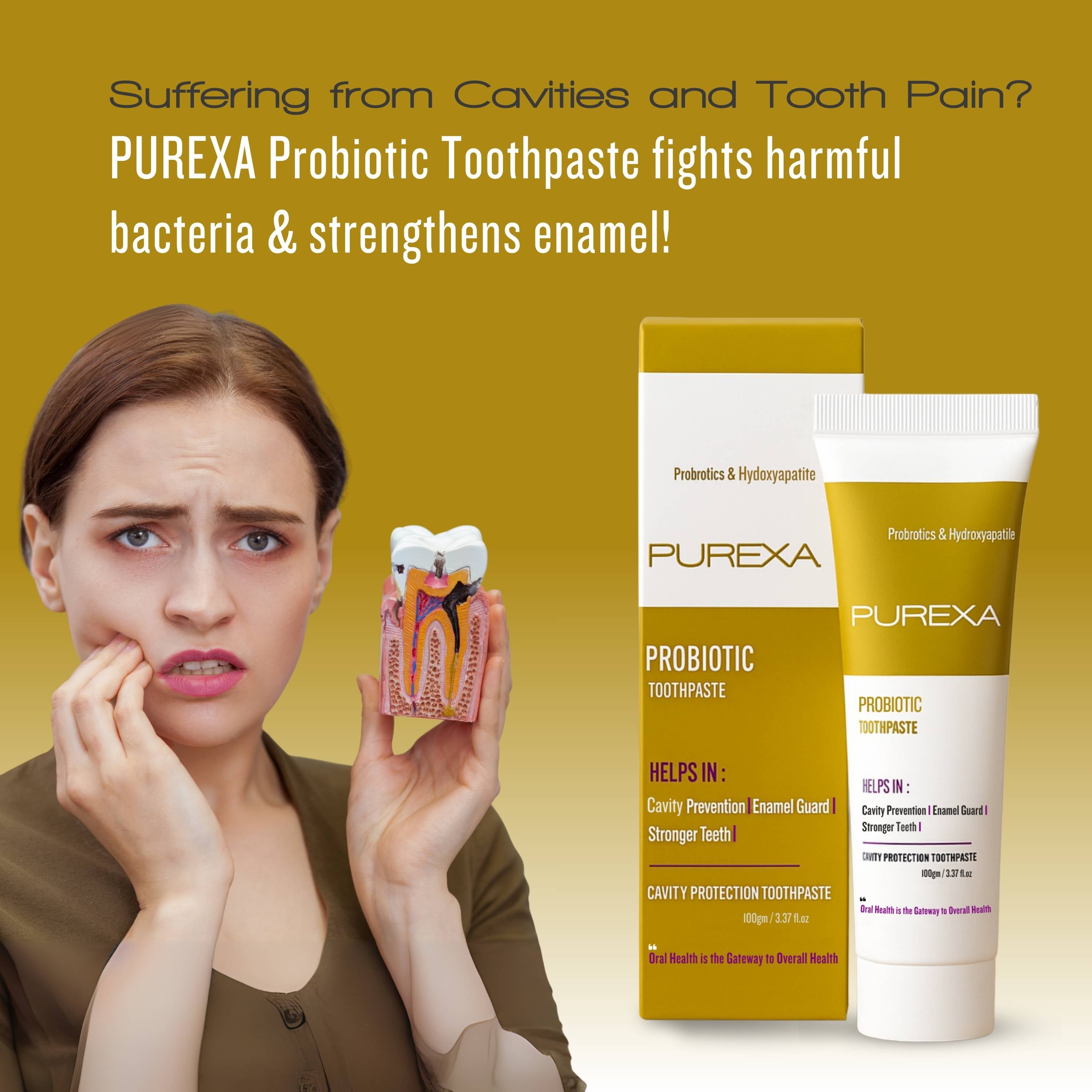 Probiotic Toothpaste 100gm | Anticavity & Fluoride Toothpaste