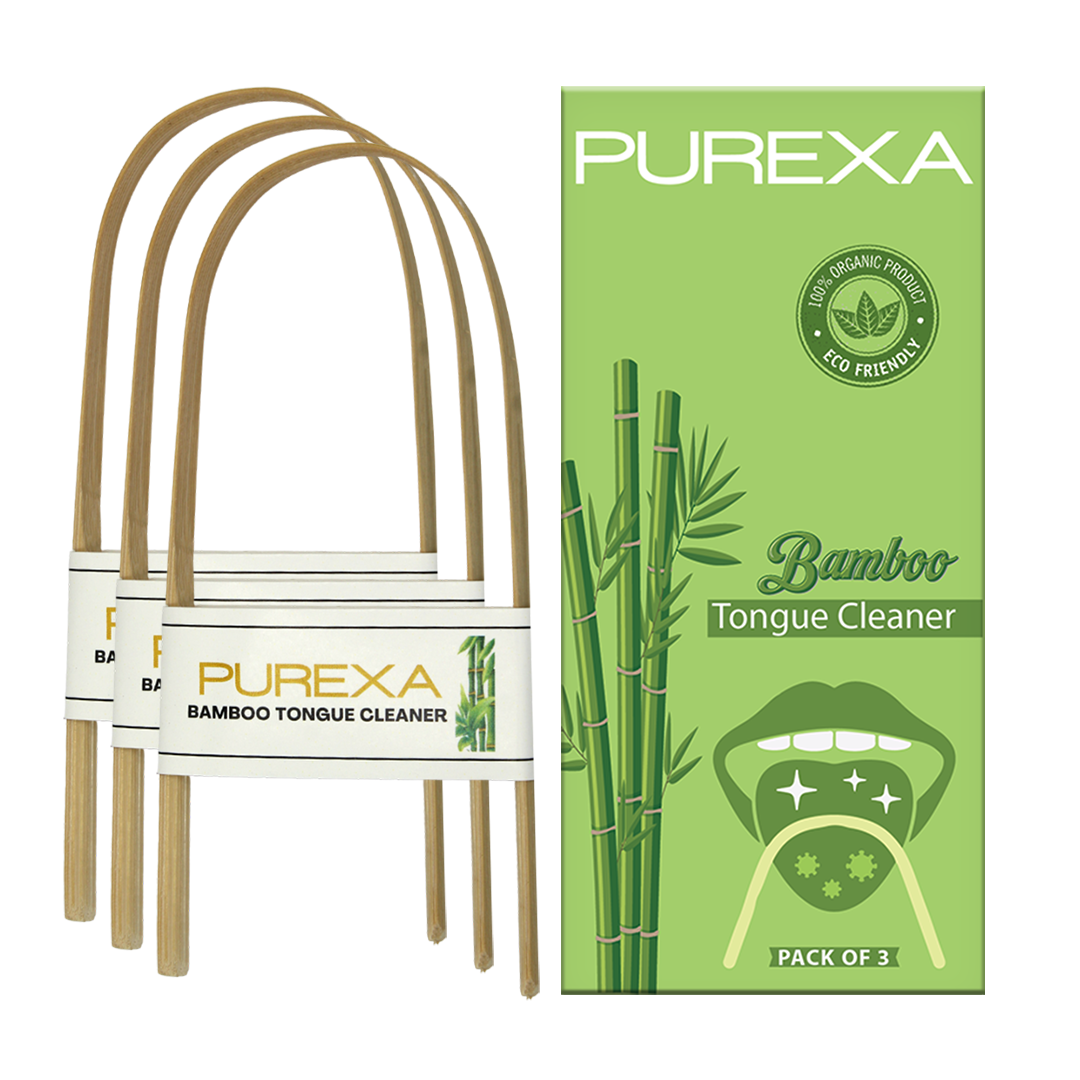 Pack of 3 Purexa Bamboo Tongue Cleaner